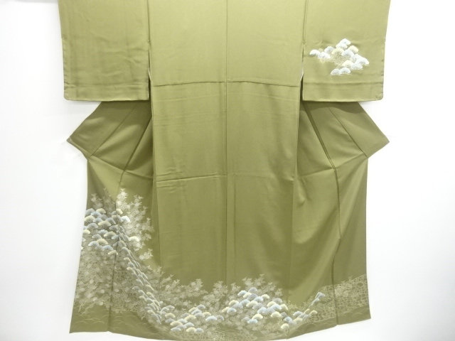 JAPANESE KIMONO / HOMONGI / PINE & KIKU
